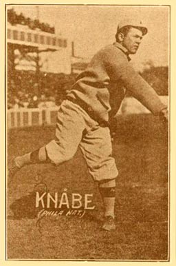 1914 Texas Tommy Type 1 Otto Knabe # Baseball Card