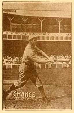 1914 Texas Tommy Type 1 Frank Chance # Baseball Card