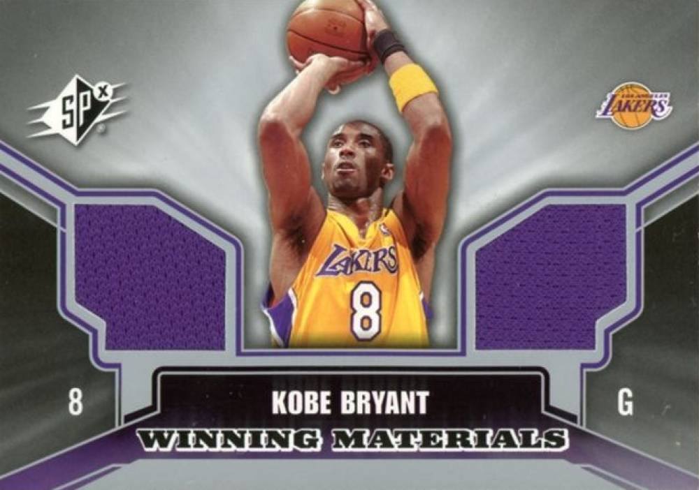 2005 SPx Winning Materials Kobe Bryant #WM-KB Basketball Card