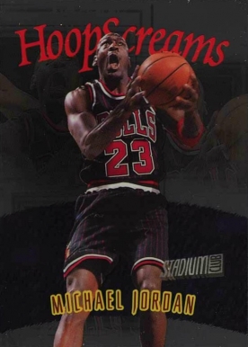 1997 Stadium Club Hoop Screams Michael Jordan #HS10 Basketball Card