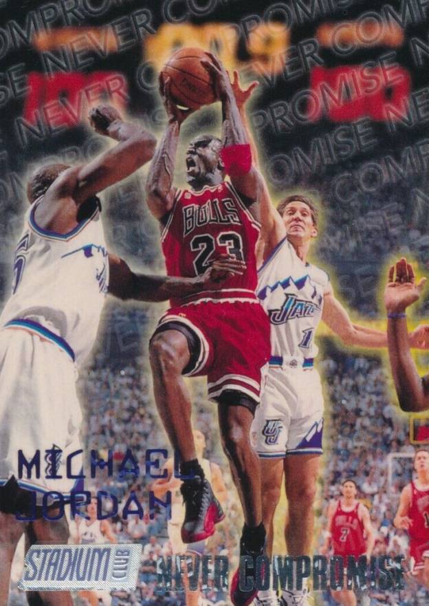 1997 Stadium Club Never Compromise Michael Jordan #NC1 Basketball Card