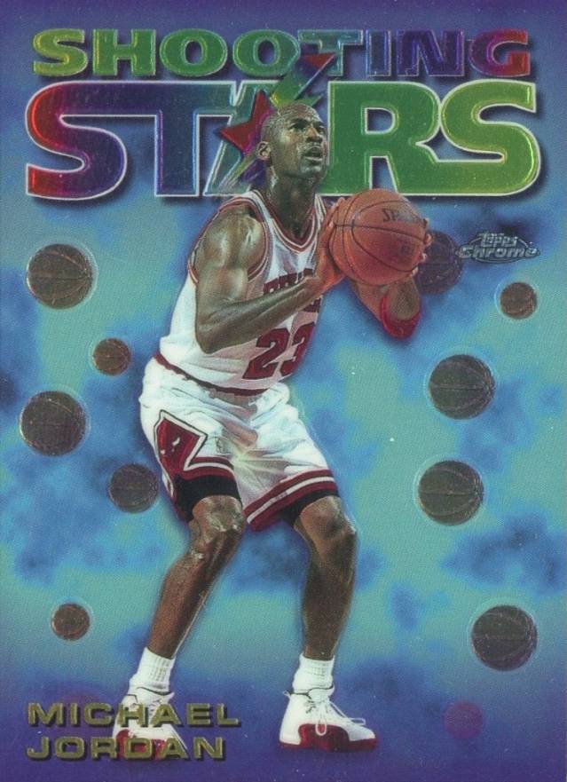 1997 Topps Chrome Season's Best Michael Jordan #6 Basketball Card