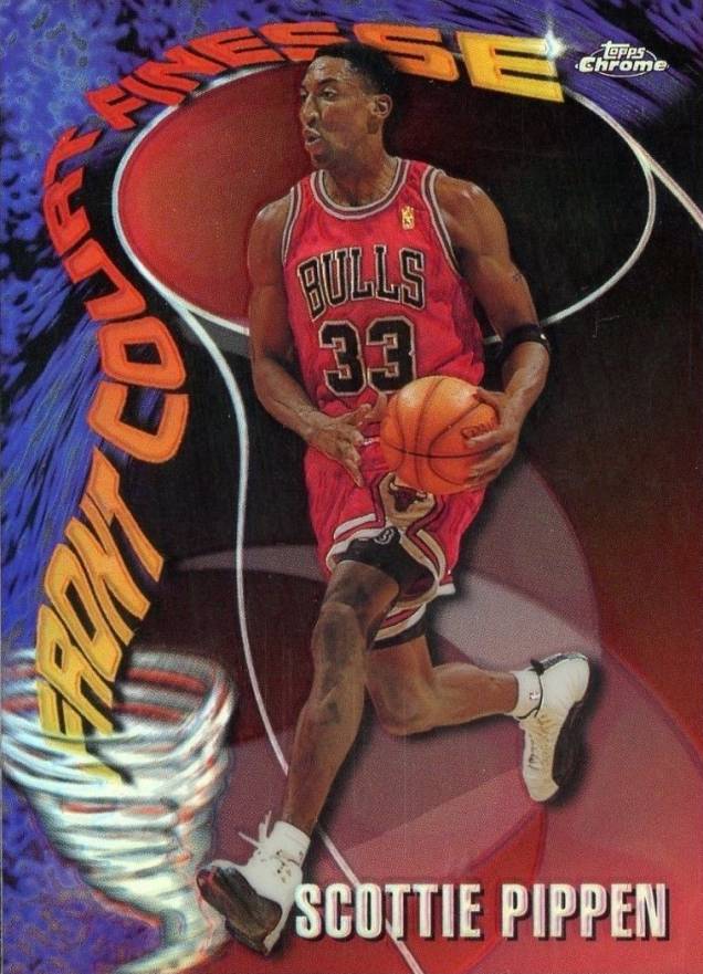 1997 Topps Chrome Season's Best Scottie Pippen #12 Basketball Card