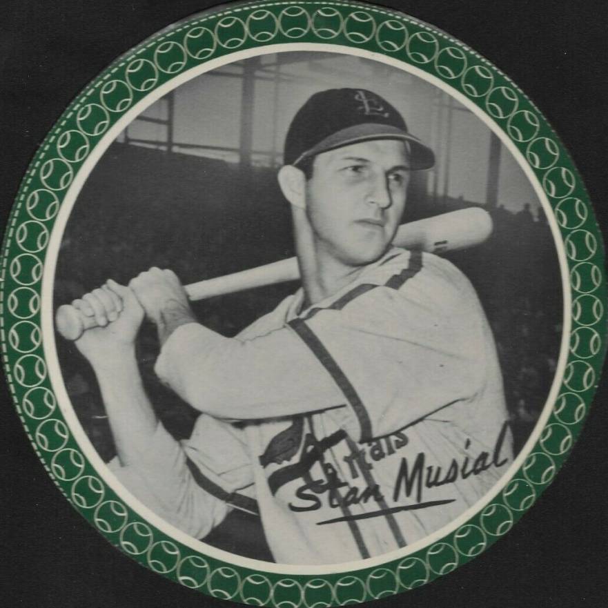 1950 All-Star Baseball "Pin-Ups" Stan Musial # Baseball Card