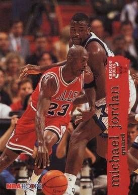 1995 Hoops Michael Jordan #21 Basketball Card