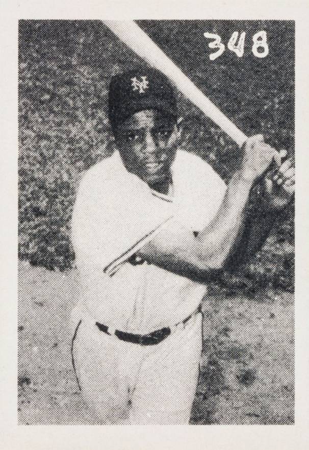 1955 All American Sports Club-Hand Cut Willie Mays #348 Baseball Card