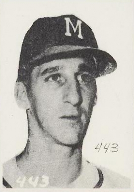 1955 All American Sports Club-Hand Cut Warren Spahn #443 Baseball Card