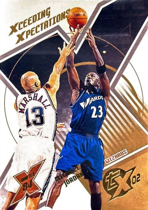 2002 Topps Xpectations Michael Jordan #154 Basketball Card