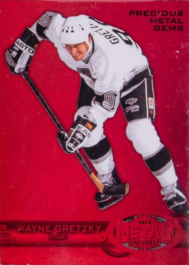 2012 Fleer Retro 1997-98 Precious Metal Universe Wayne Gretzky #9 Hockey Card
