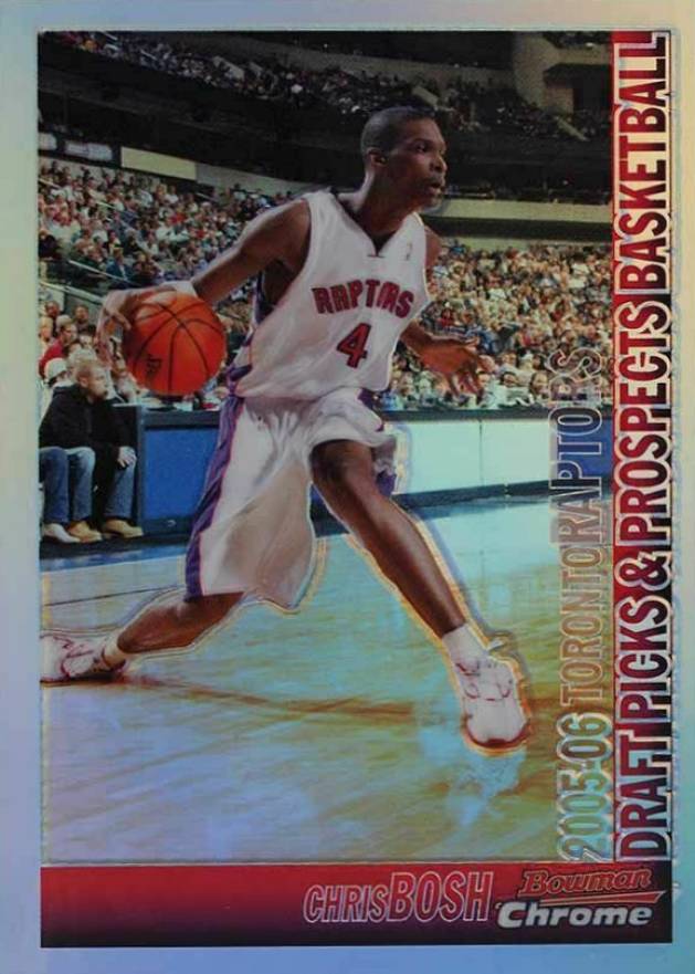 2005 Bowman Draft Pick & Prospect Chris Bosh #27 Basketball Card