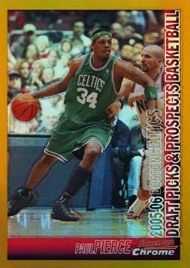 2005 Bowman Draft Pick & Prospect Paul Pierce #54 Basketball Card