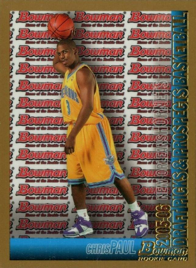 2005 Bowman Draft Pick & Prospect Chris Paul #111 Basketball Card