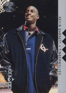 1995 SP Championship Shots Kevin Garnett #S9 Basketball Card