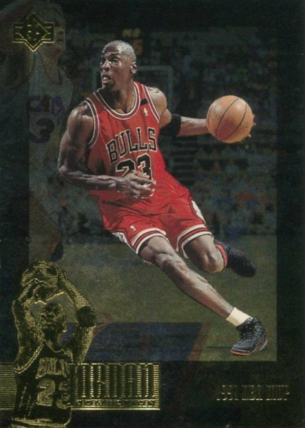 1995 Upper Deck Jordan Collection Michael Jordan #JC18 Basketball Card