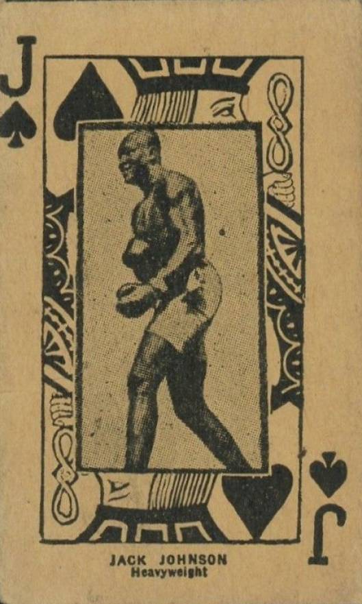 1920 W-UNC Strip Card Playing Deck Jack Johnson # Other Sports Card