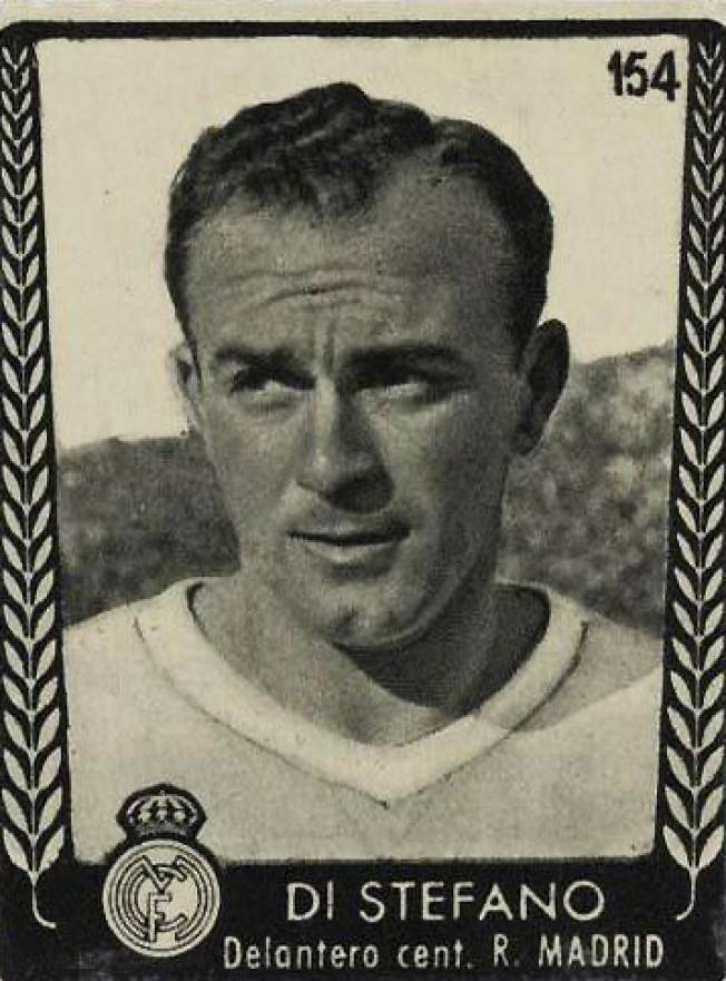 1953 Bruguera Caramelos Pectorales Turmo Alfredo Di Stefano #154 Soccer Card