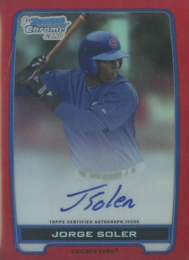 2012 Bowman Chrome Prospects Jorge Soler #BCAJSO Baseball Card
