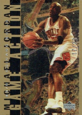 1998 Upper Deck MJ Living Legend Game Action Michael Jordan #G11 Basketball Card