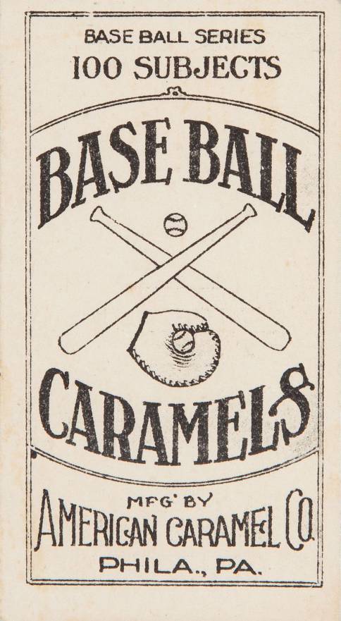 1909 E90-1 American Caramel Wallace, s.s. St. Louis Amer. # Baseball Card