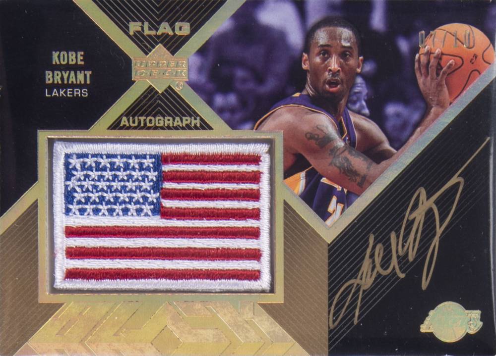 2007 Upper Deck Black Flags Autographs Kobe Bryant #FA-KB Basketball Card