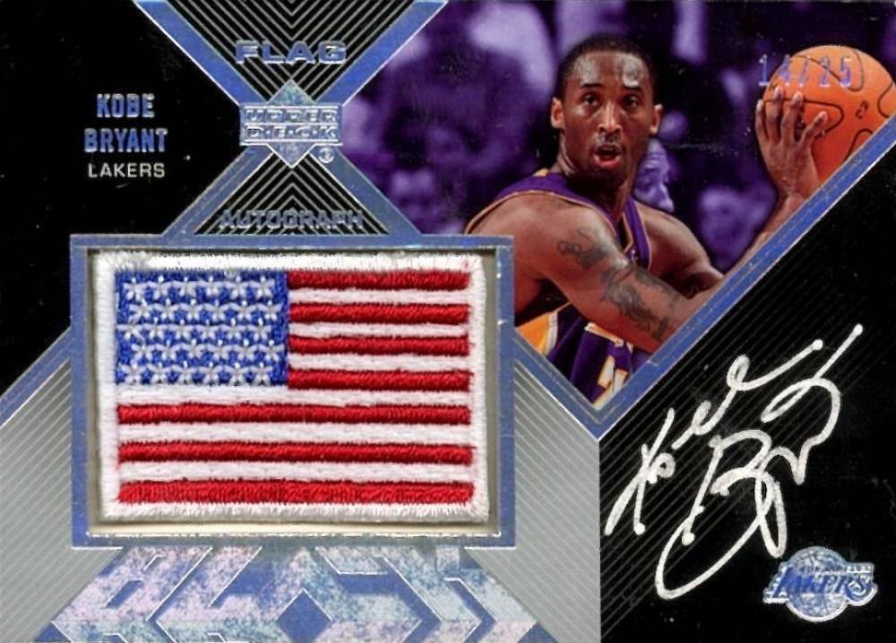 2007 Upper Deck Black Flags Autographs Kobe Bryant #FA-KB Basketball Card