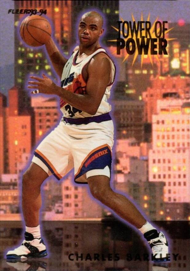 1993 Fleer Tower Of Power Charles Barkley #1 Basketball Card