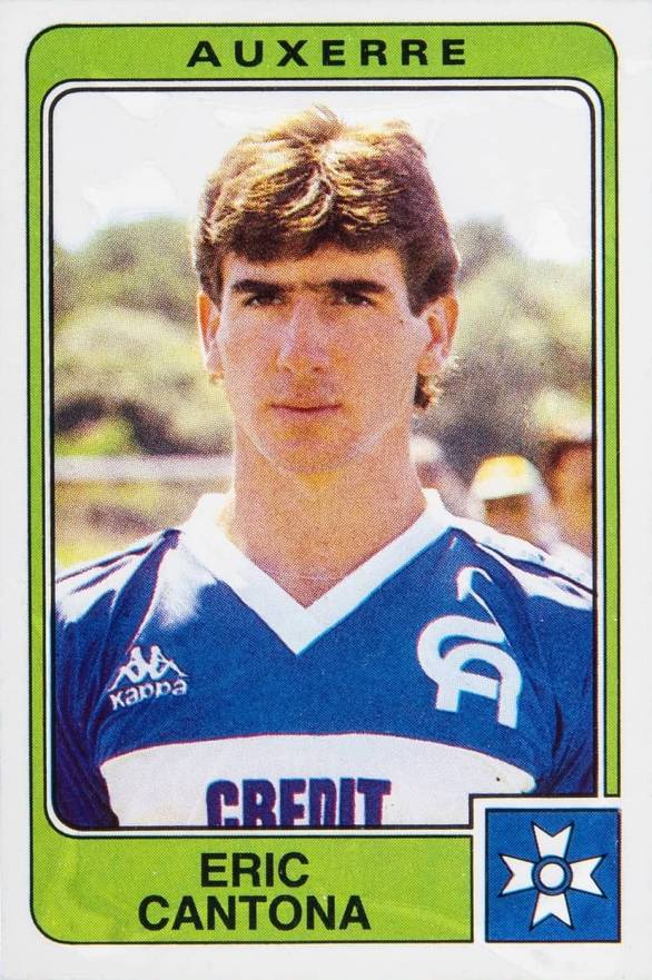 1985 Panini Football 86 Eric Cantona #25 Soccer Card
