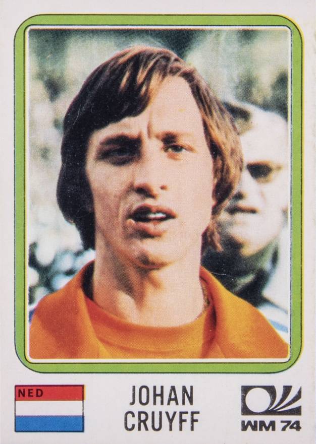 1974 Panini World Cup Munchen '74 Johan Cruyff #246 Soccer Card