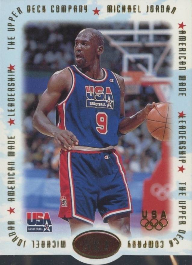 1996 Upper Deck USA Michael Jordan American Made Leadership #M4 Basketball Card