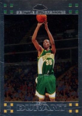 2007 Topps Chrome Kevin Durant #131 Basketball Card