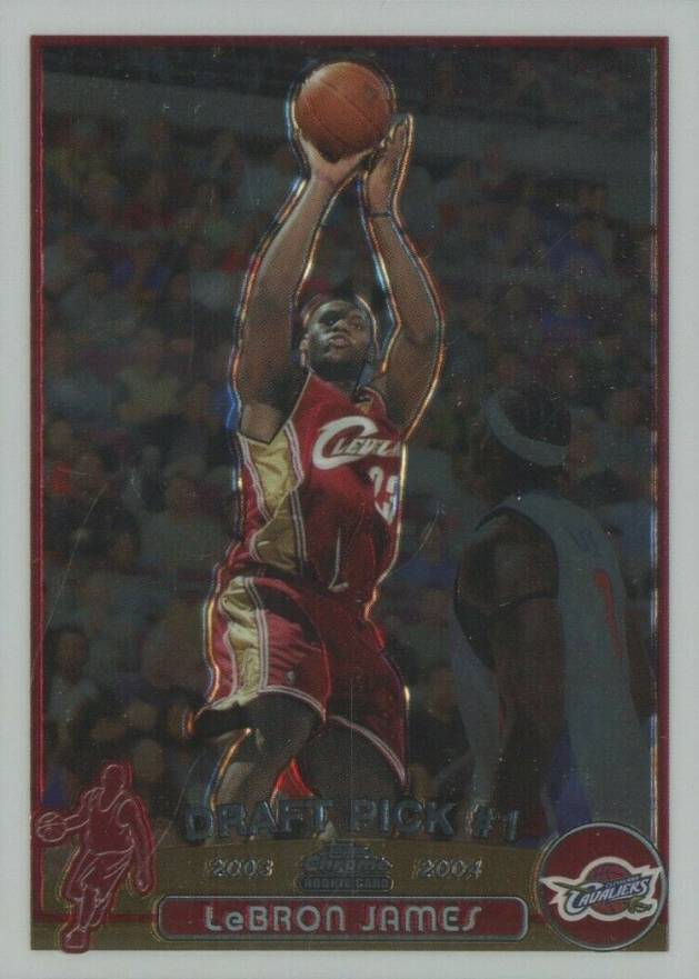2003 Topps Chrome LeBron James #111 Basketball Card