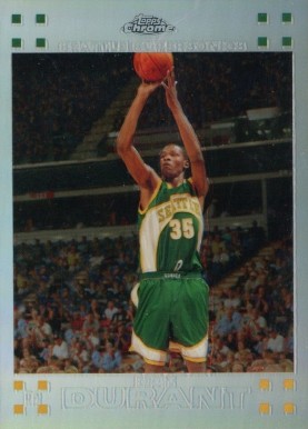 2007 Topps Chrome Kevin Durant #131 Basketball Card