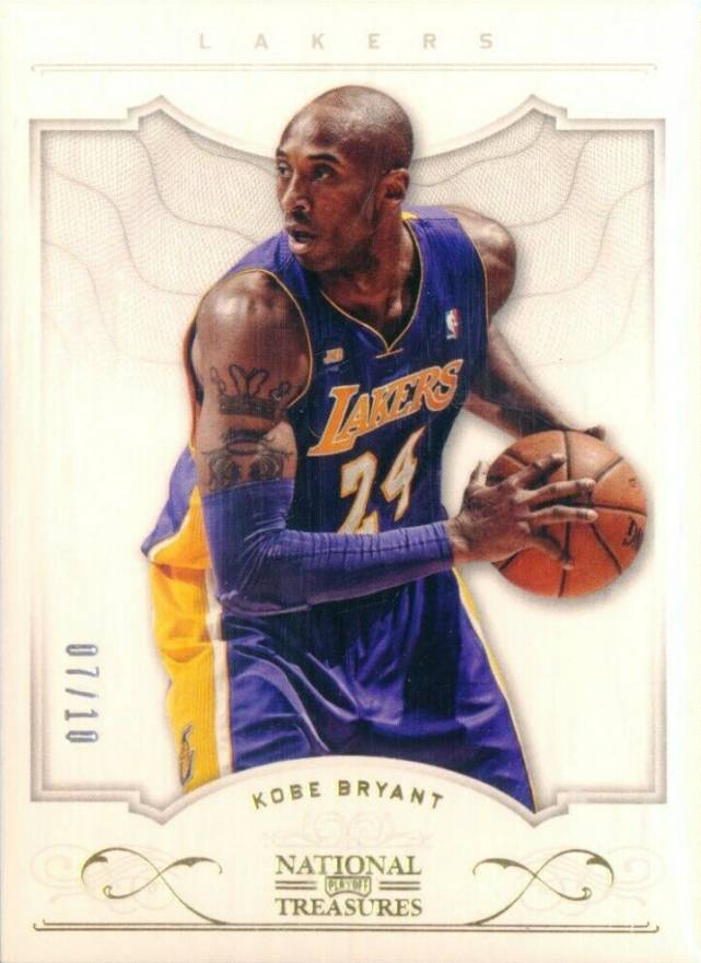 2012 Panini National Treasures Kobe Bryant #1 Basketball Card