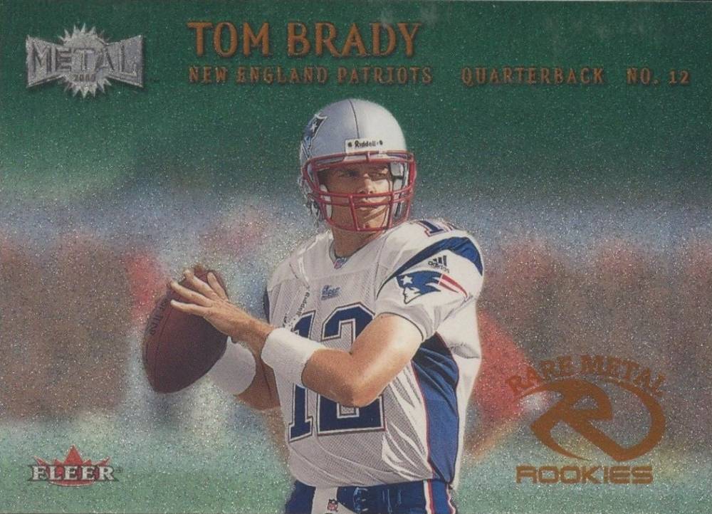 2000 Metal Tom Brady #267 Football Card