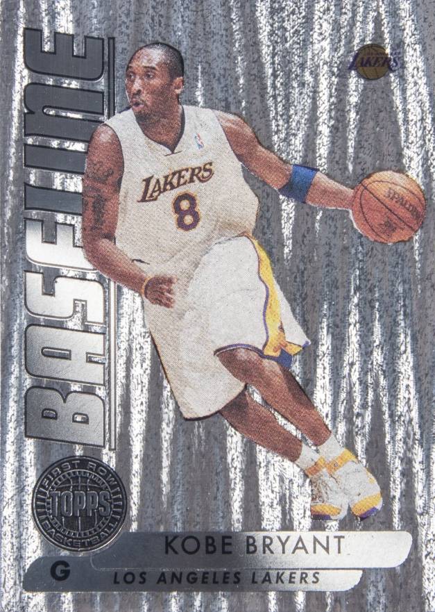 2005 Topps First Row Baseline Kobe Bryant #BL33 Basketball Card