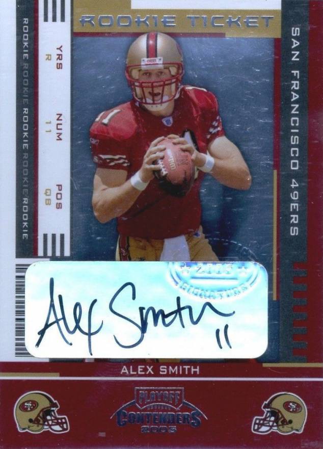 2005 Playoff Contenders Alex Smith #106 Football Card
