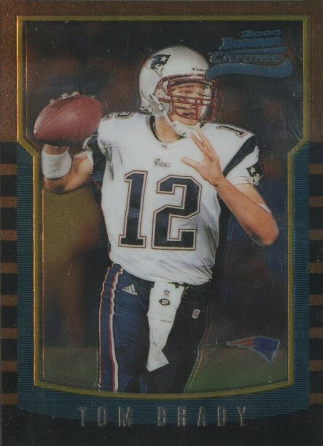 2000 Bowman Chrome Tom Brady #236 Football Card