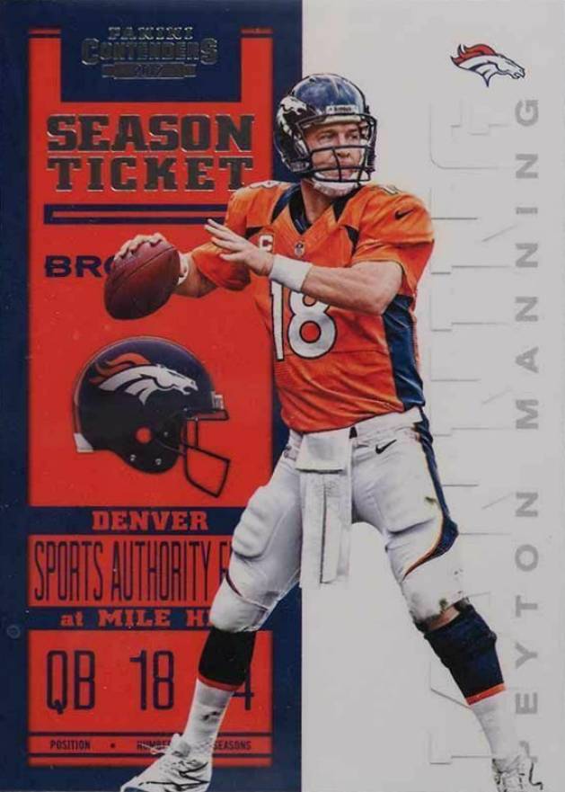 2012 Panini Contenders Peyton Manning #29 Football Card