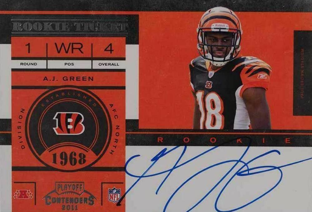 2011 Playoff Contenders A.J. Green #222 Football Card