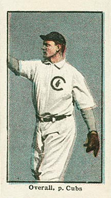1910 American Caramel Chicago Overall, p. Cubs # Baseball Card