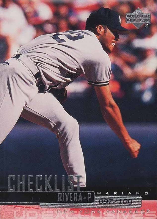 2000 Upper Deck Mariano Rivera #532 Baseball Card