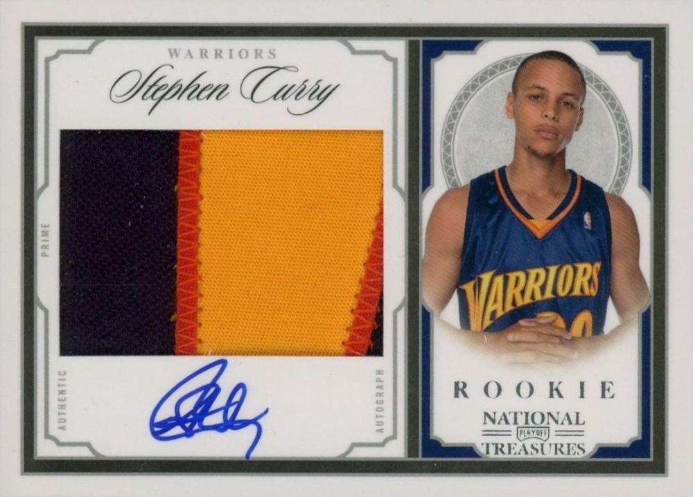 2009 Playoff National Treasures Stephen Curry #206 Basketball Card