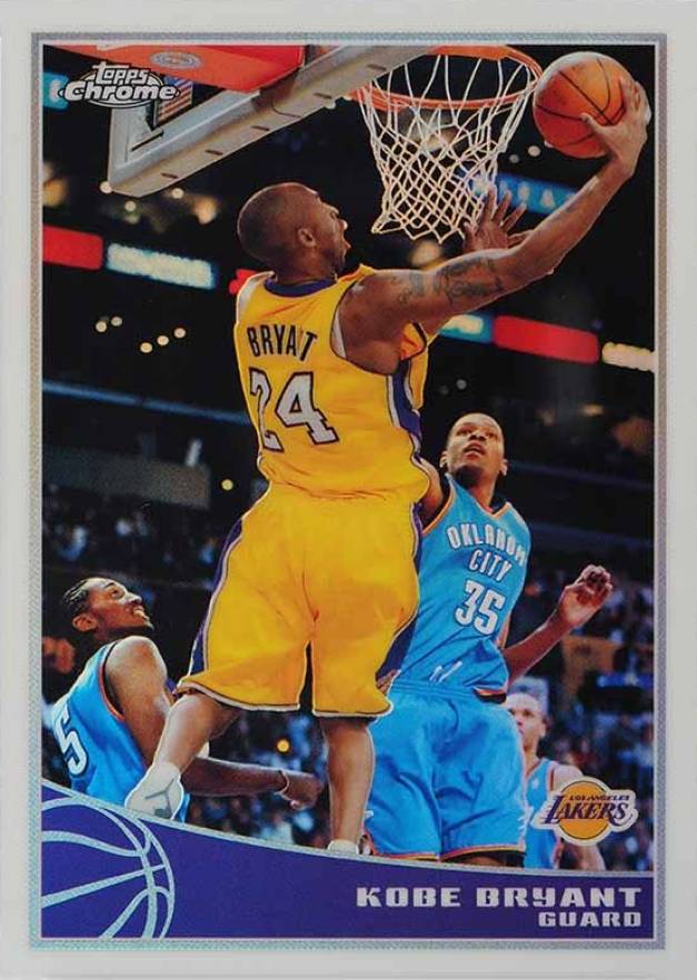 2009 Topps Chrome Kobe Bryant #44 Basketball Card