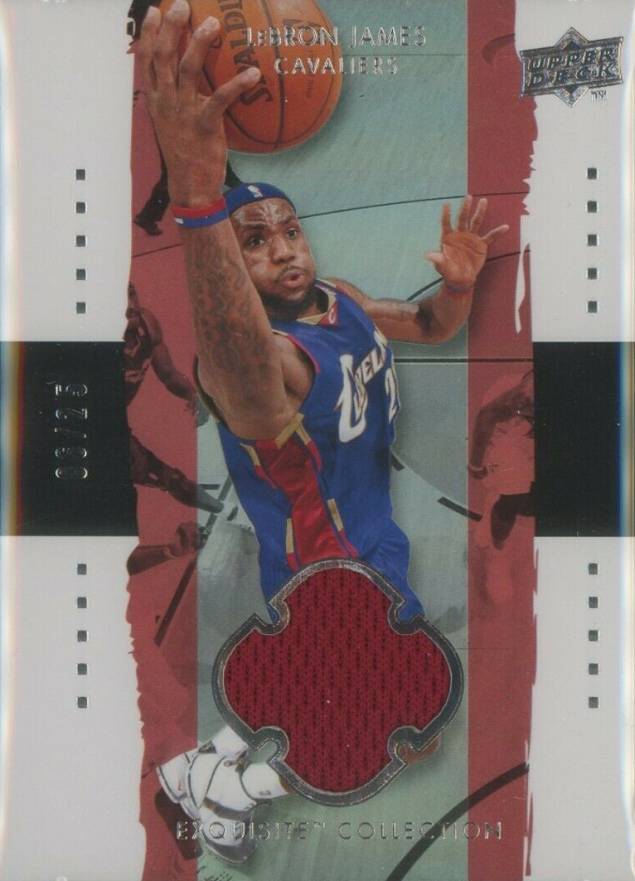 2009 Upper Deck Exquisite Collection LeBron James #2 Basketball Card