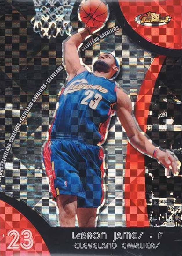 2007 Finest LeBron James #40 Basketball Card