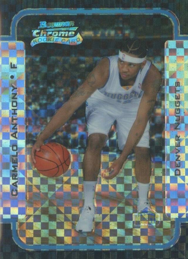 2003 Bowman Rookie & Stars Carmelo Anthony #140 Basketball Card