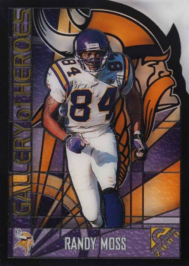 2000 Topps Gallery Gallery of Heroes Randy Moss #GH6 Football Card