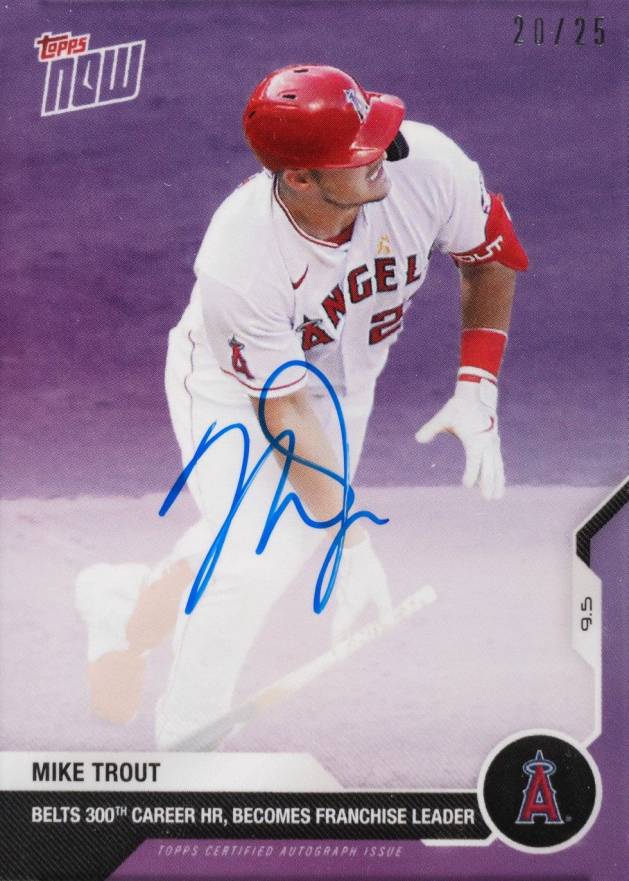 2020 Topps Now Mike Trout #215C Baseball Card