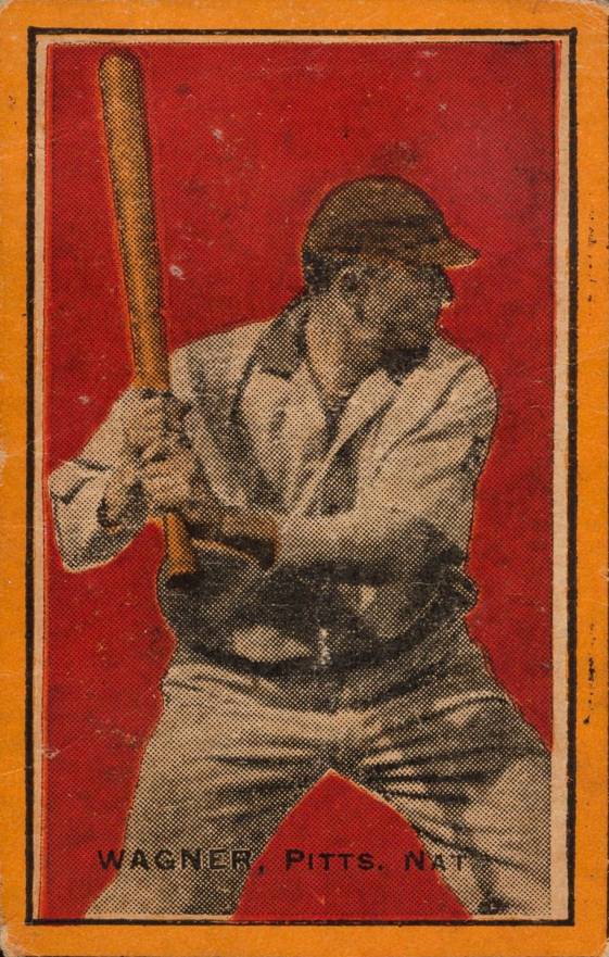 1911 Baseball Bats Hand Cut Honus Wagner # Baseball Card