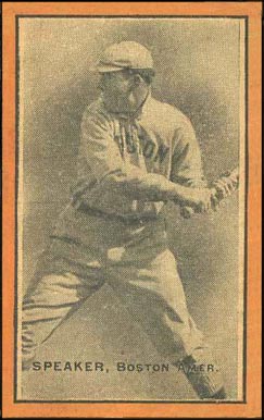 1911 Baseball Bats Hand Cut Tris Speaker # Baseball Card
